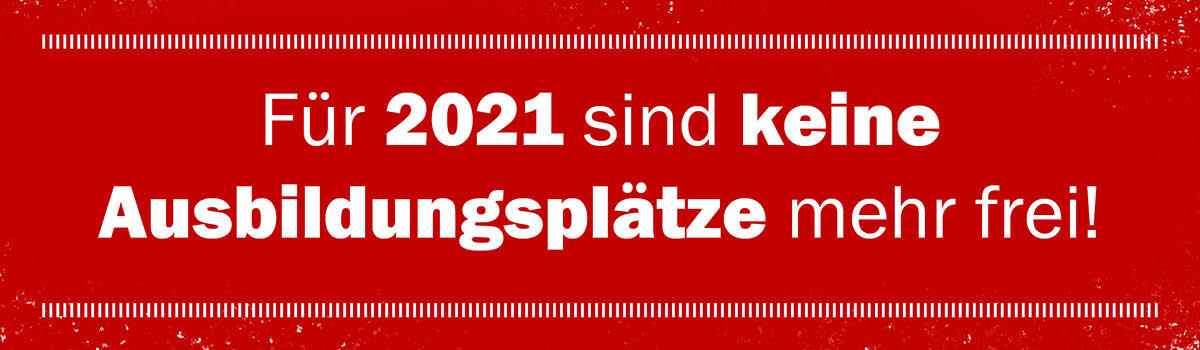 Stempel, Kein Ausbildungsplätze für Jahr 2021